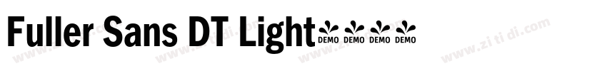 Fuller Sans DT Light字体转换